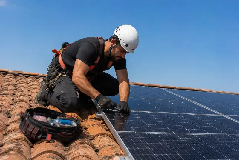 Maintenance et monitoring de panneaux solaires à la Tranche-sur-Mer