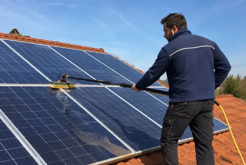 Nettoyage et entretien de panneaux solaires à la Tranche-sur-Mer